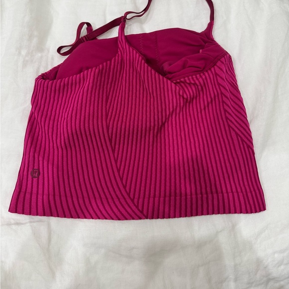 lululemon Sonic Pink Corset Sports Bra - Picture 2 of 2